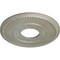 Ekena Millwork Bradford Ceiling Medallion (Fits Canopies up to 6 5/8"), 12 1/2"OD x 3 7/8"ID x 3/4"P, Flash Gold CM12BRFLS - alternate 2